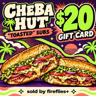 $20.00 USD CHEBA HUT GIFT CARDS