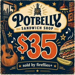 $35.00 USD POTBELLY SANDWICH SHOP GIFT CARDS