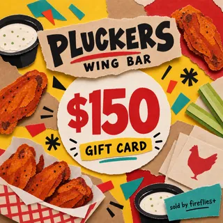 $150.00 USD PLUCKERS WING BAR GIFT CARDS
