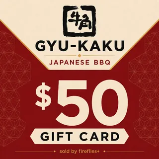 $50.00 USD GYU KAKU JAPANESE BBQQ GIFT CARDS