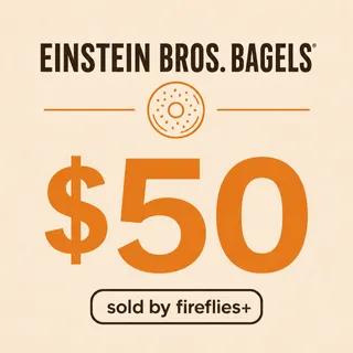 $50.00 USD EINSTEIN BROS BAGELS GIFT CARDS
