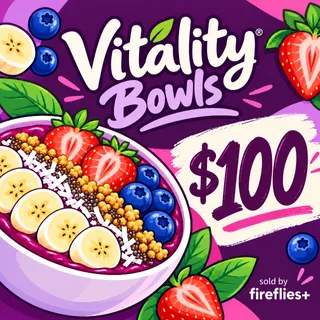 $100.00 USD VITALITY BOWLS GIFT CARDS