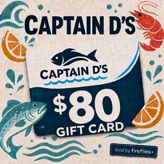 $80.00 USD CAPTAIN DS GIFT CARDS