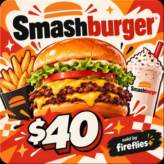 $40.00 USD SMASHBURGER GIFT CARDS
