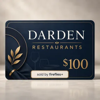 $100.00 USD DARDEN GIFT CARDS