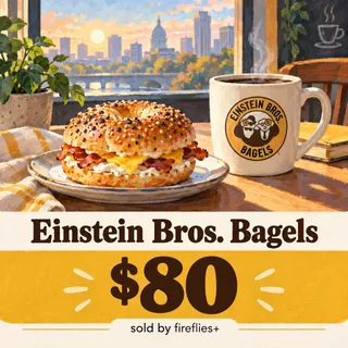 $80.00 USD EINSTEIN BROS BAGELS GIFT CARDS