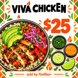$25.00 USD VIVA CHICKEN GIFT CARDS