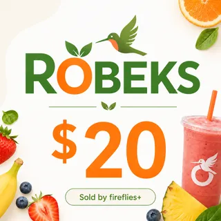 $20.00 USD ROBEKS GIFT CARDS
