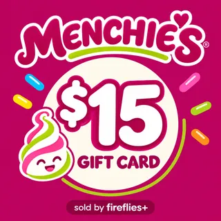 $15.00 USD MENCHIES CAFE GIFT CARDS