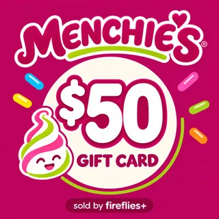 $50.00 USD MENCHIES CAFE GIFT CARDS