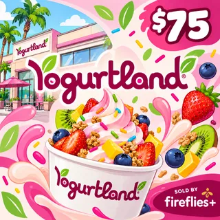 $75.00 USD YOGURTLAND GIFT CARDS