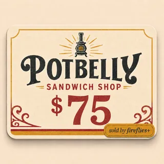 $75.00 USD POTBELLY SANDWICH SHOP GIFT CARDS