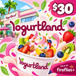 $30.00 USD YOGURTLAND GIFT CARDS