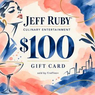 $100.00 USD JEFF RUBY CULINARY ENTERTAINMENT (JEFF RUBYS STEAKHOUSE, CARLO AND JONHHY & THE PRECINCT) GIFT CARDS