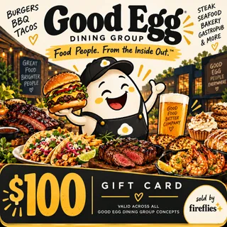 $100.00 USD GOOD EGG DINING GROUP GIFT CARDS