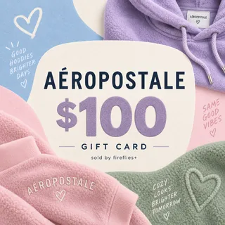 $100.00 USD AEROPOSTALE GIFT CARDS