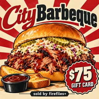 $75.00 USD CITY BBQ GIFT CARDS