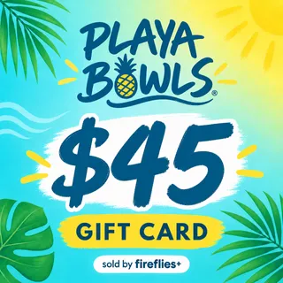 $45.00 USD PLAYA BOWLS GIFT CARDS