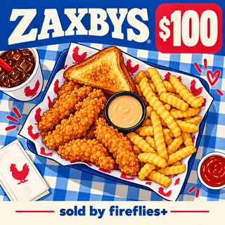 $100.00 USD ZAXBYS GIFT CARDS