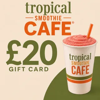$20.00 USD TROPICAL SMOOTHIE CAFE GIFT CARDS