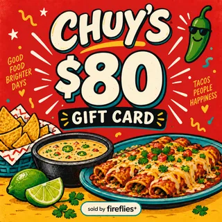 $80.00 USD CHUYS GIFT CARDS