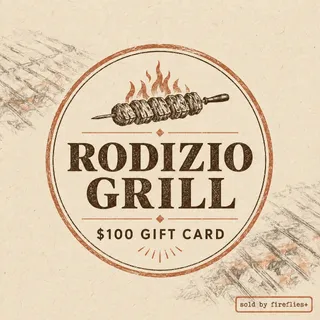 $100.00 USD RODIZIO GIFT CARDS
