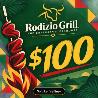 $100.00 USD RODIZIO GRLL THE BRAZILIAN STEAKHOUSE GIFT CARDS