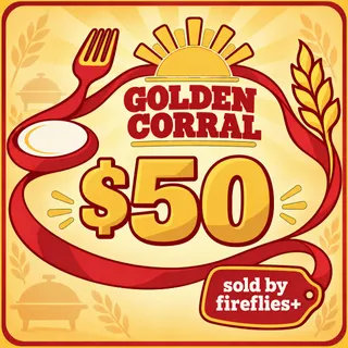 $50.00 USD GOLDEN CORRAL GIFT CARDS