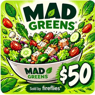 $50.00 USD MAD GREENS GIFT CARDS