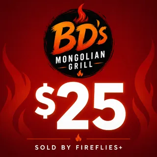 $25.00 USD BDS MONGOLIAN GRILL GIFT CARDS