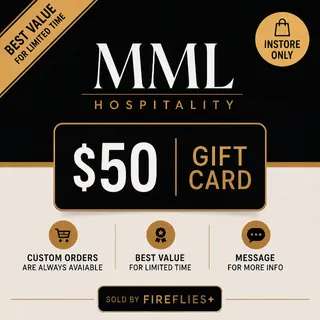 $22.99 USD MML HOSPITALITY GIFT CARDS