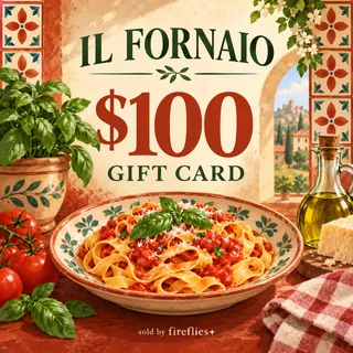$100.00 USD IL FORNAIO GIFT CARDS