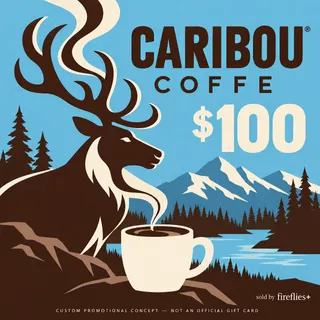 $100.00 USD CARIBOU COFFEE GIFT CARDS