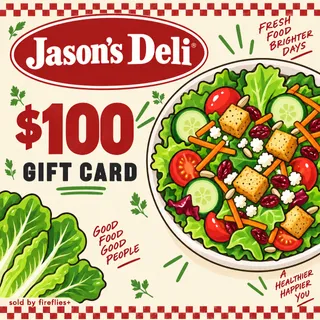 $100.00 USD JASONS DELI GIFT CARDS