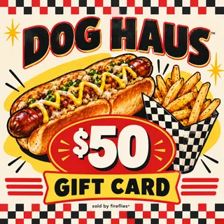 $50.00 USD DOG HAUS GIFT CARDS