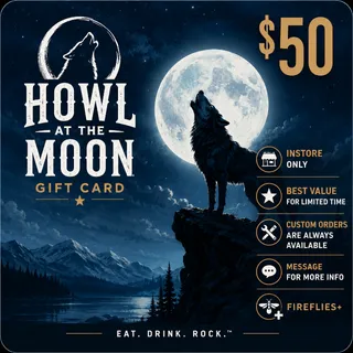 $50.00 USD HOWL AT THE MOON GIFT CARDS