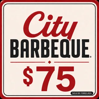 $75.00 USD CITY BARBEQUE/CITY BBQ GIFT CARDS