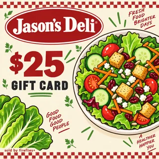 $25.00 USD JASONS DELI GIFT CARDS