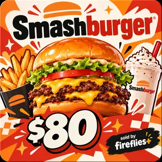 $80.00 USD SMASHBURGER GIFT CARDS