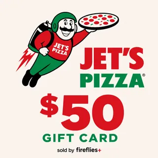 $50.00 USD JET'S PIZZA GIFT CARDS