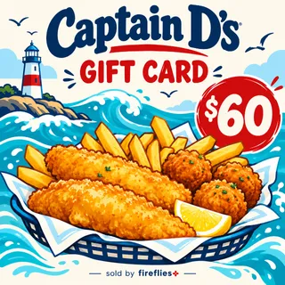 $60.00 USD CAPTAIN DS GIFT CARDS