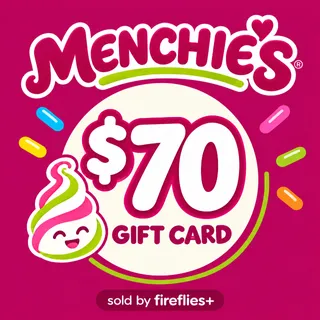 $70.00 USD MENCHIES CAFE GIFT CARDS