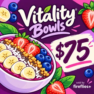 $75.00 USD VITALITY BOWLS GIFT CARDS