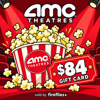 $84.00 AMC THEATRES GIFT CARDS