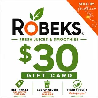 $30.00 USD ROBEKS GIFT CARDS