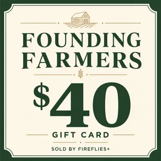 $40.00 USD FOUNDING FARMS GIFT CARDS