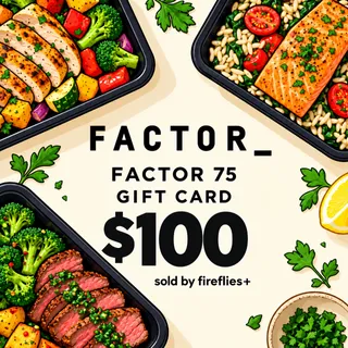 $100.00 USD FACTOR 75 GIFT CARDS