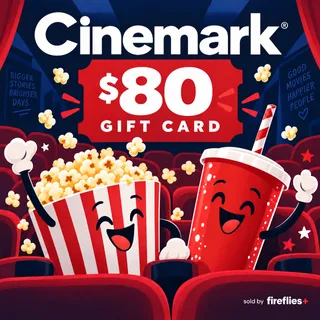 $80.00 USD CINEMARK  GIFT CARDS