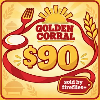 $90.00 USD GOLDEN CORRAL GIFT CARDS