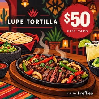 $50.00 USD LUPE TORTILLA GIFT CARDS